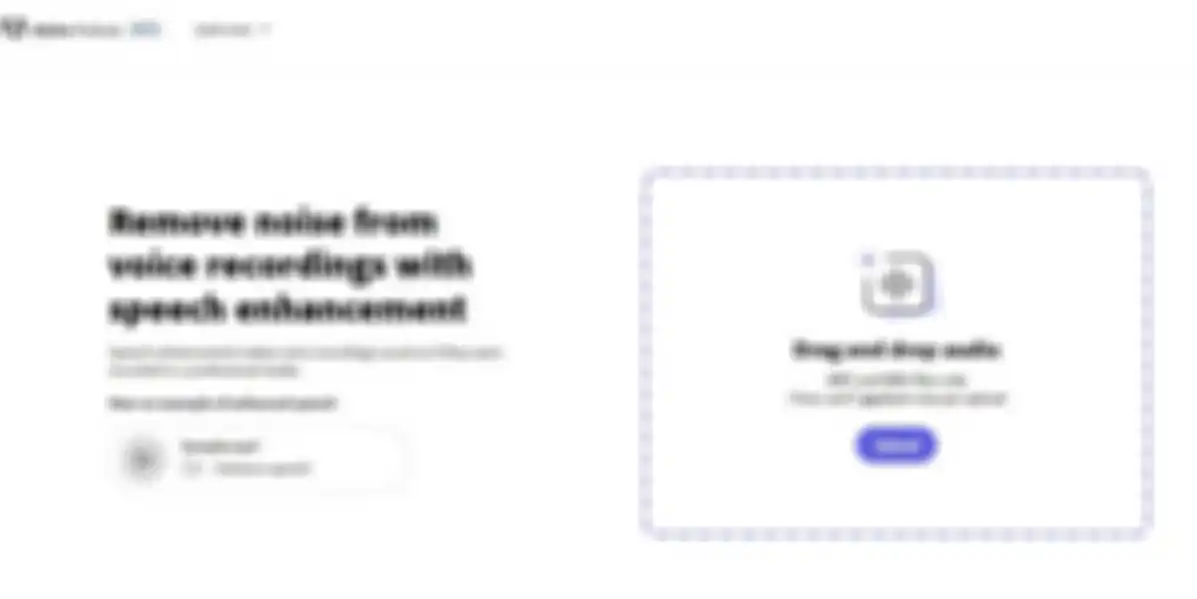 Cara menghilangkan noise di Adobe Enhance.