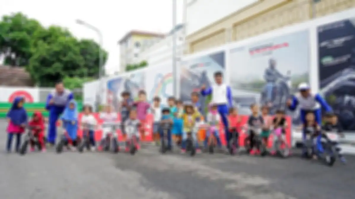 Edukasi Safety Riding Sejak Dini kolaborasi dengan anggota Keluarga Besar Pushbike Yogyakarta (KBPY) anak-anak 