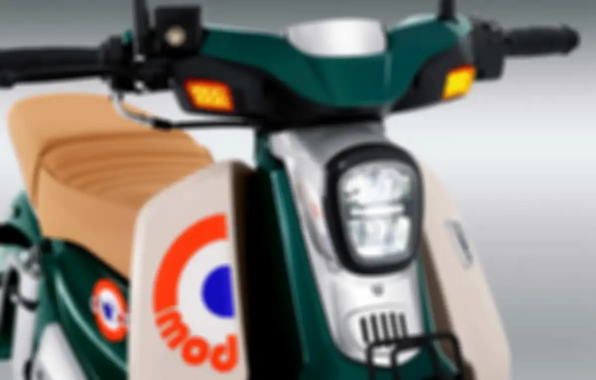 Penampakan fascia GPX POPZ 110, motor bebek retro yang dijual empat kali lebih murah dari Honda Super Cub C125.