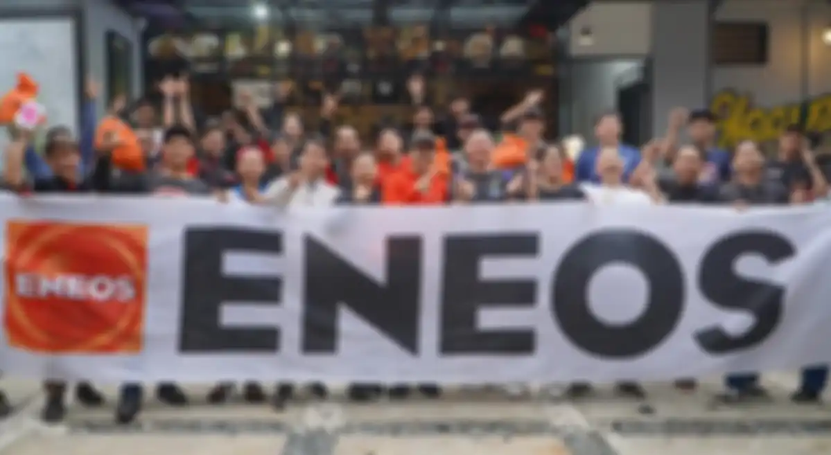 Komunitas motor seru-seruan di Eneos 2023