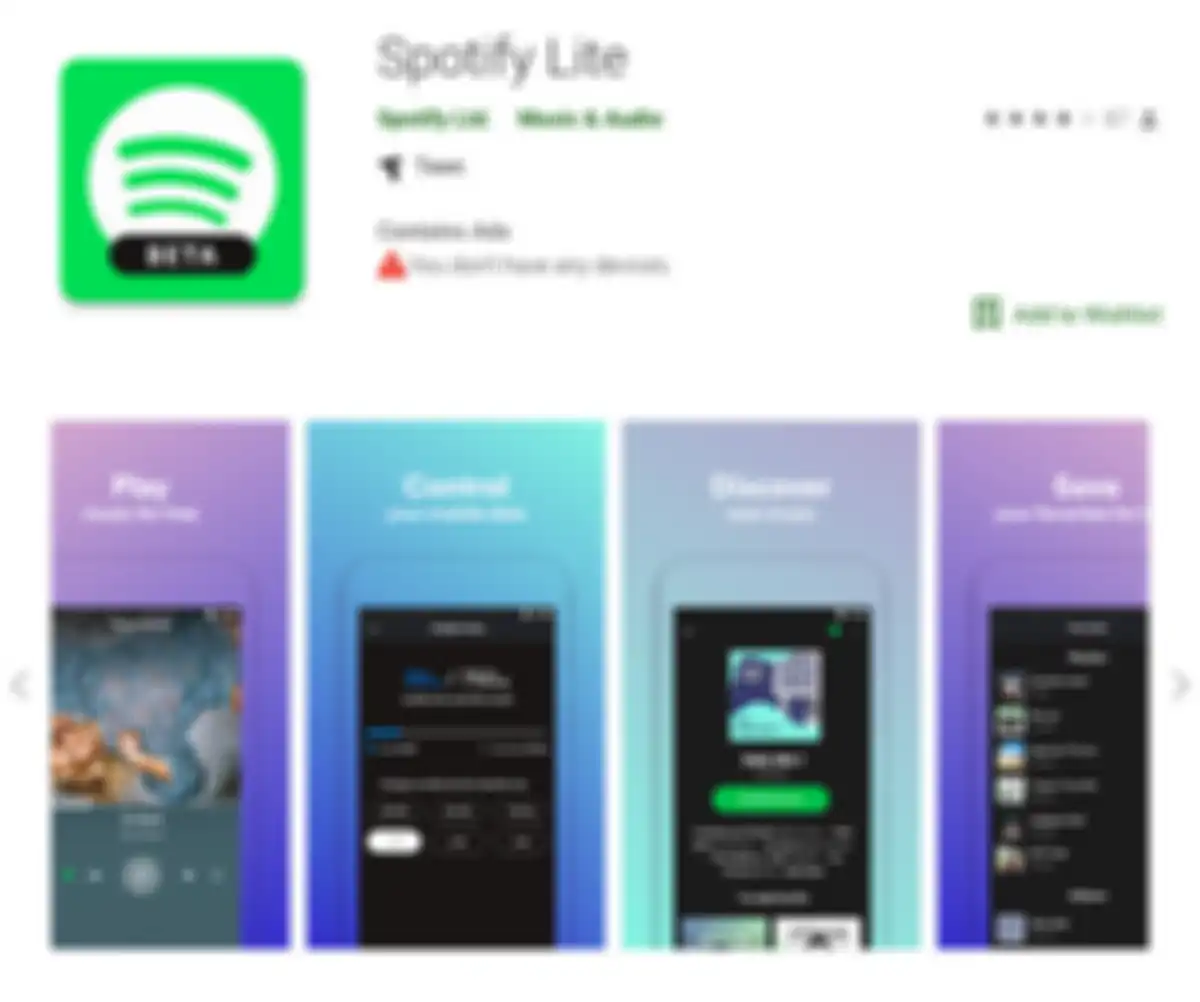 Spotify Lite