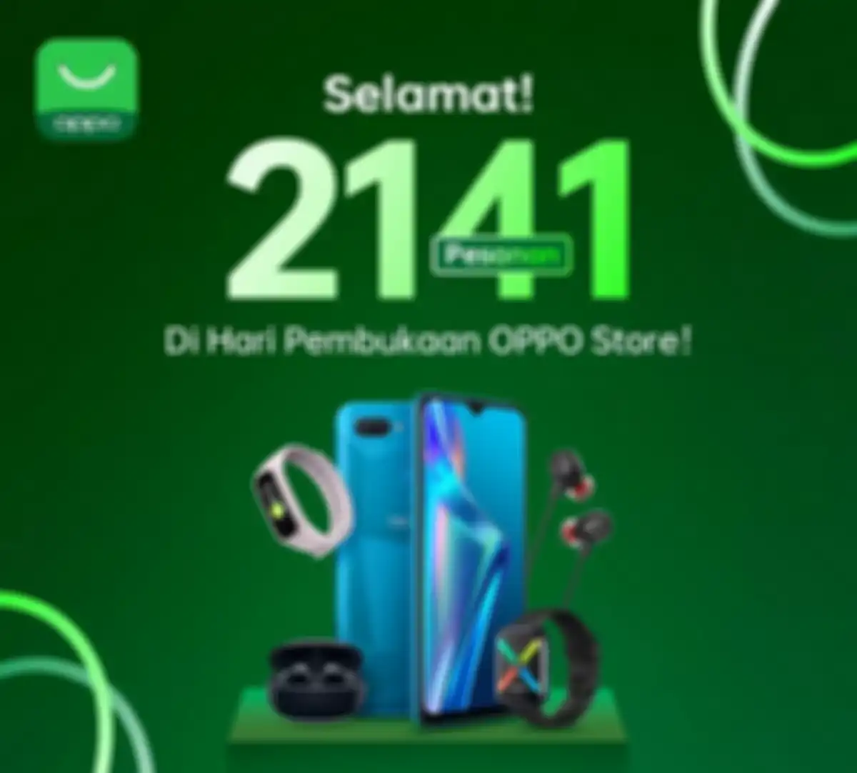 Penjualan di Oppo Store di hari pembukaan
