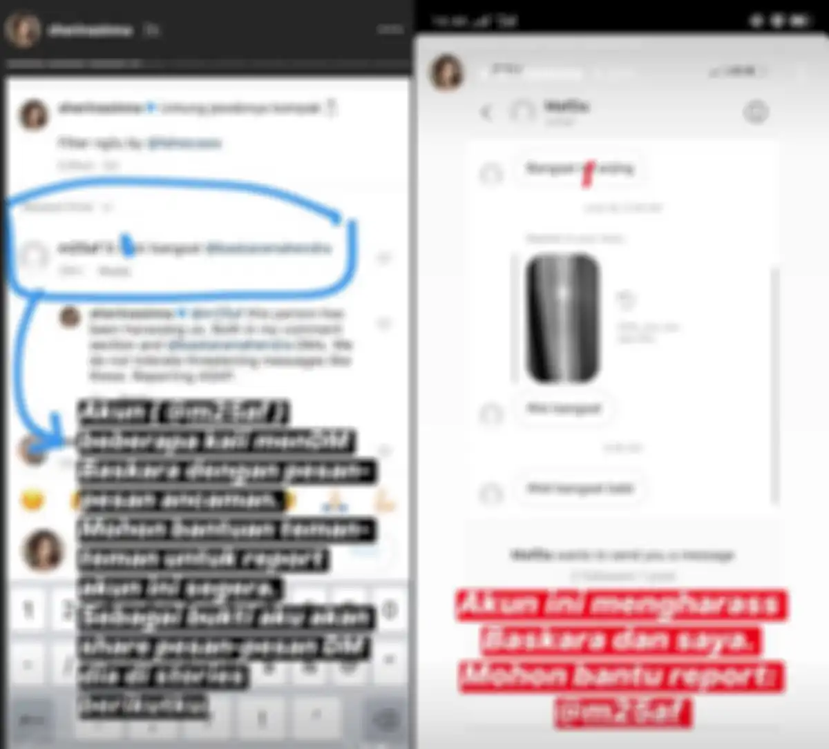 Unggahan Instagram Story Sherina Munaf