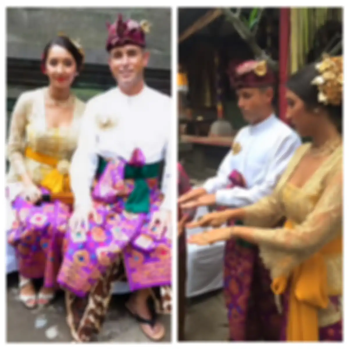 Foto pernikahan Tjokorda Maya