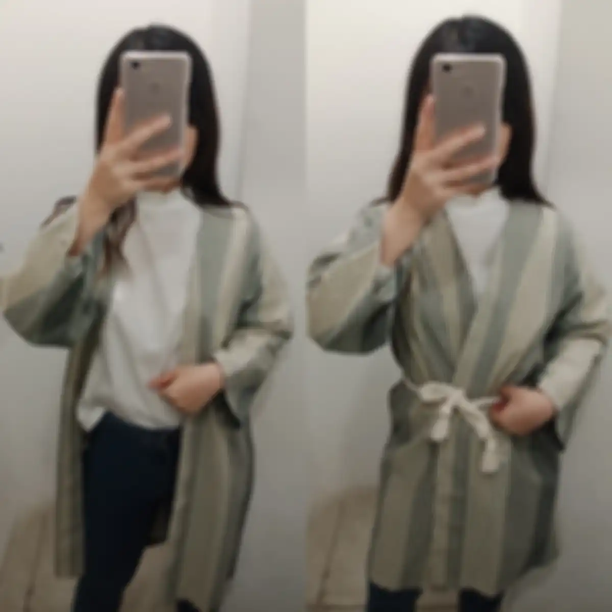 Oriana Two Tone Kimono dari Berrybenka