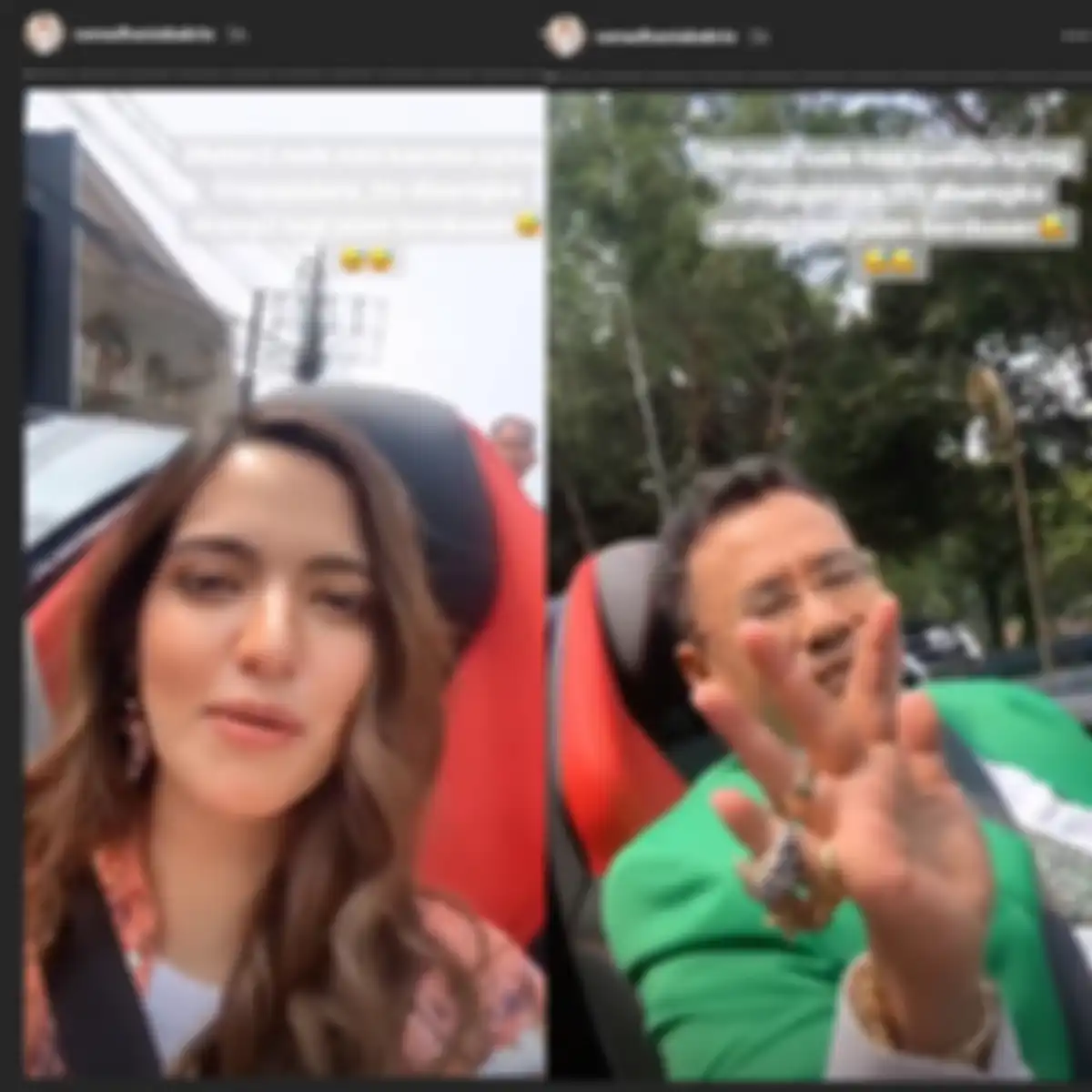 Nia Ramadhani dan Hotman Paris Show saat syuting Ngopi Dara
