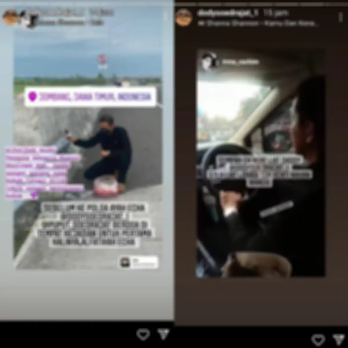 Doddy Sudrajat bersimpuh di lokasi kecelakaan Vanessa Angel. 