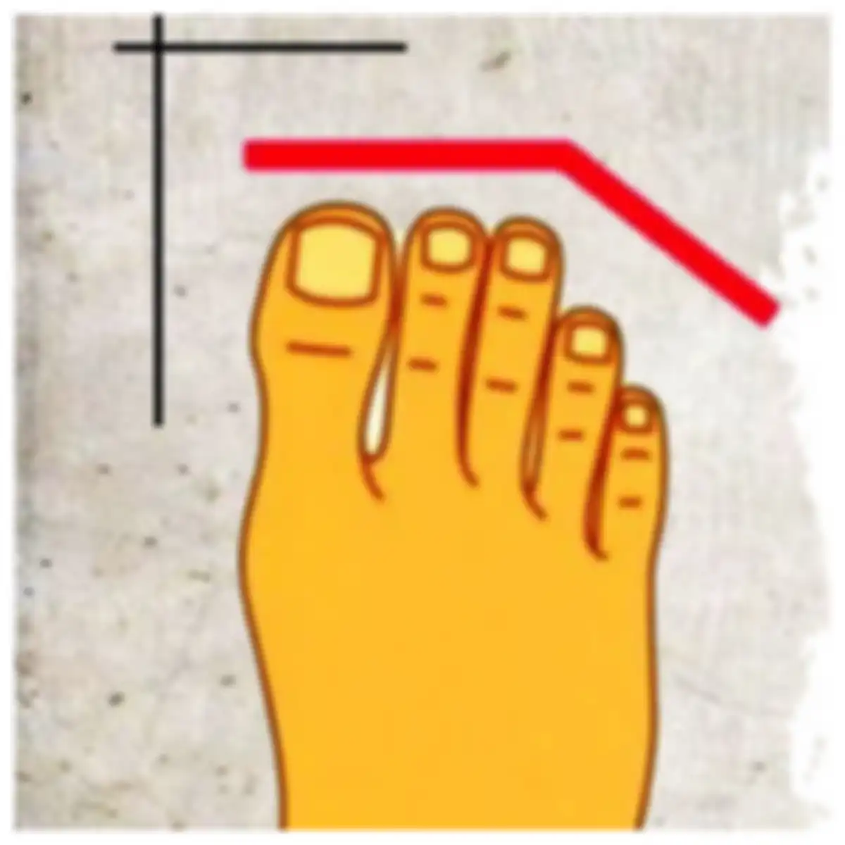 Bentuk jari kaki Roman