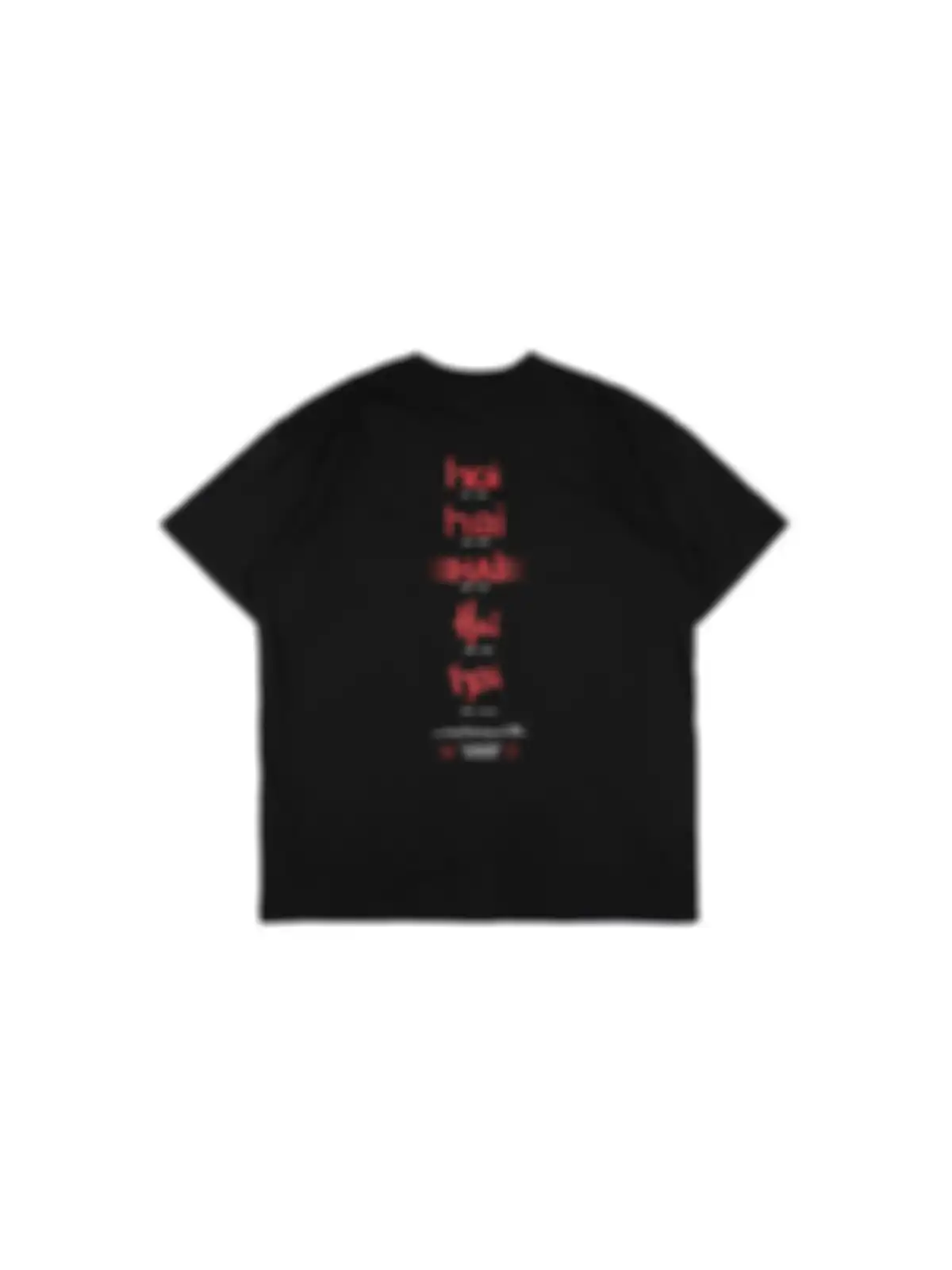 W.ESSENTIÉLS x HAI Borderless Youth Logo Over the decade Boxy Cut T-shirt