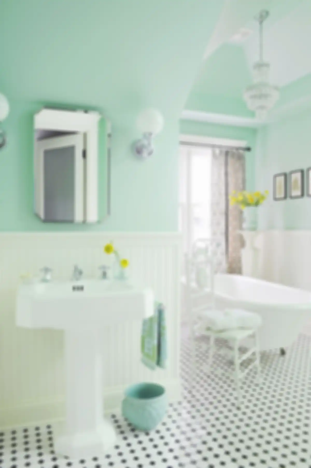 ilustrasi ruangan warna pastel