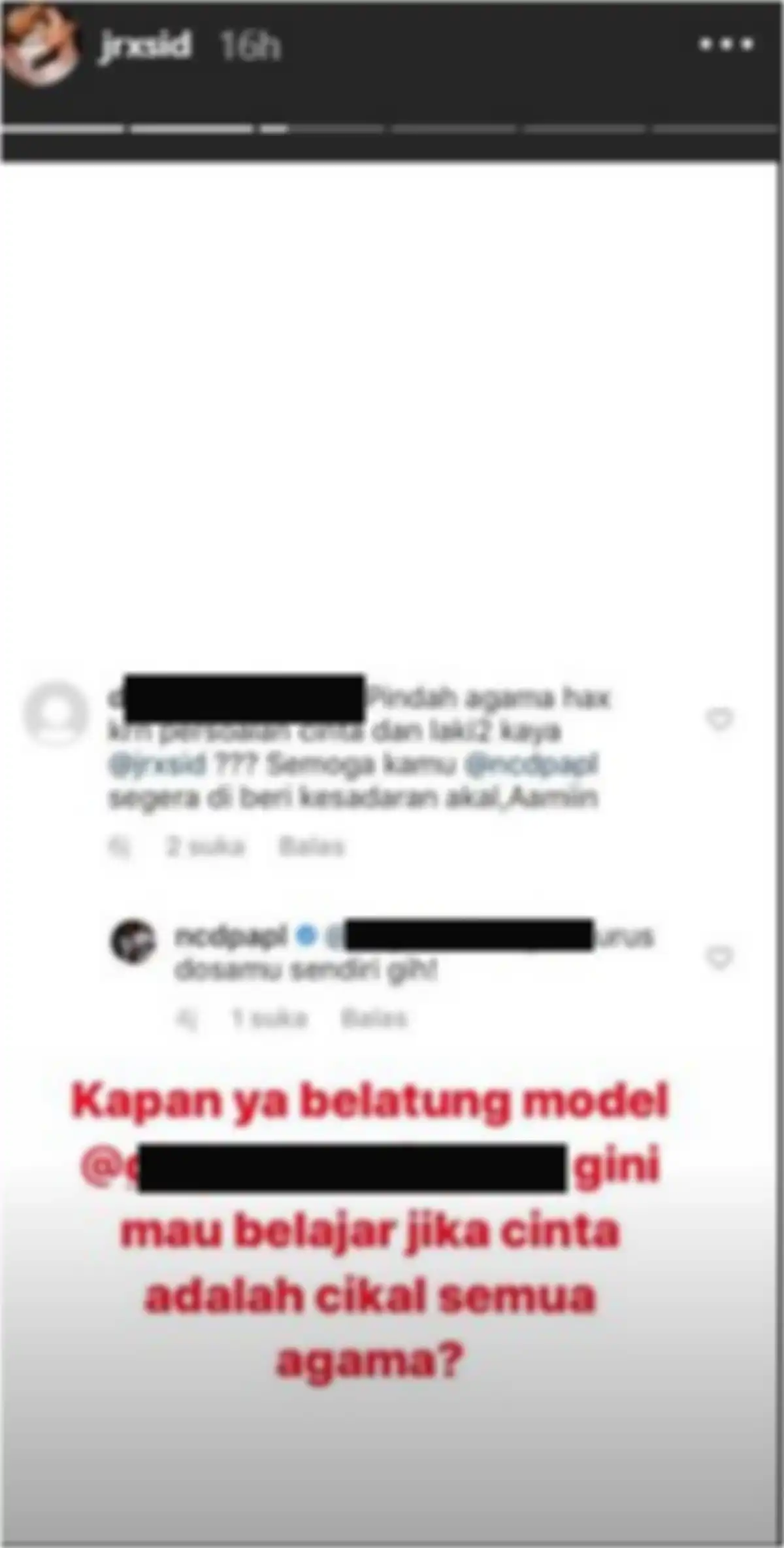Unggahan Jerinx SID