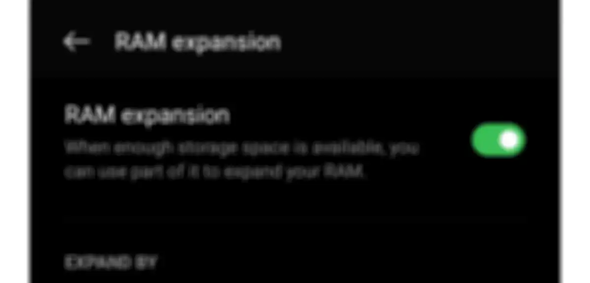 Fitur RAM expansion di OPPO Reno7 Z 5G