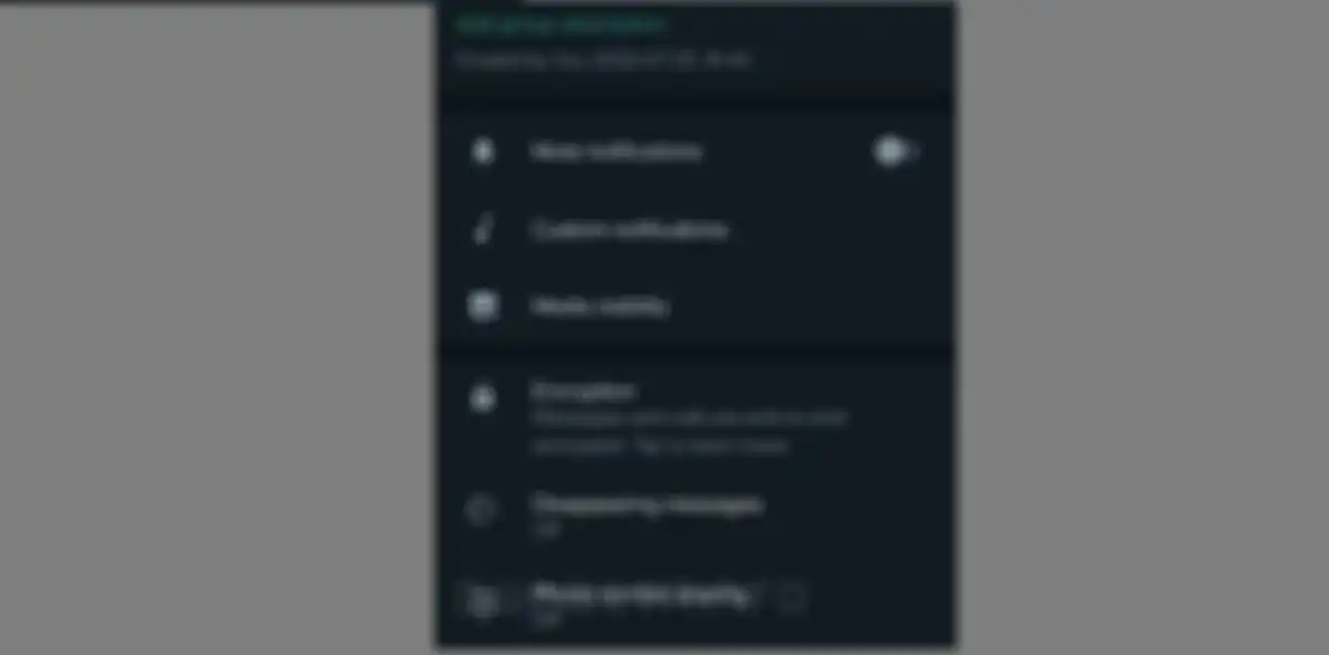 Tangkapan layar fitur untuk menyembunyikan nomor hp di WhatsApp