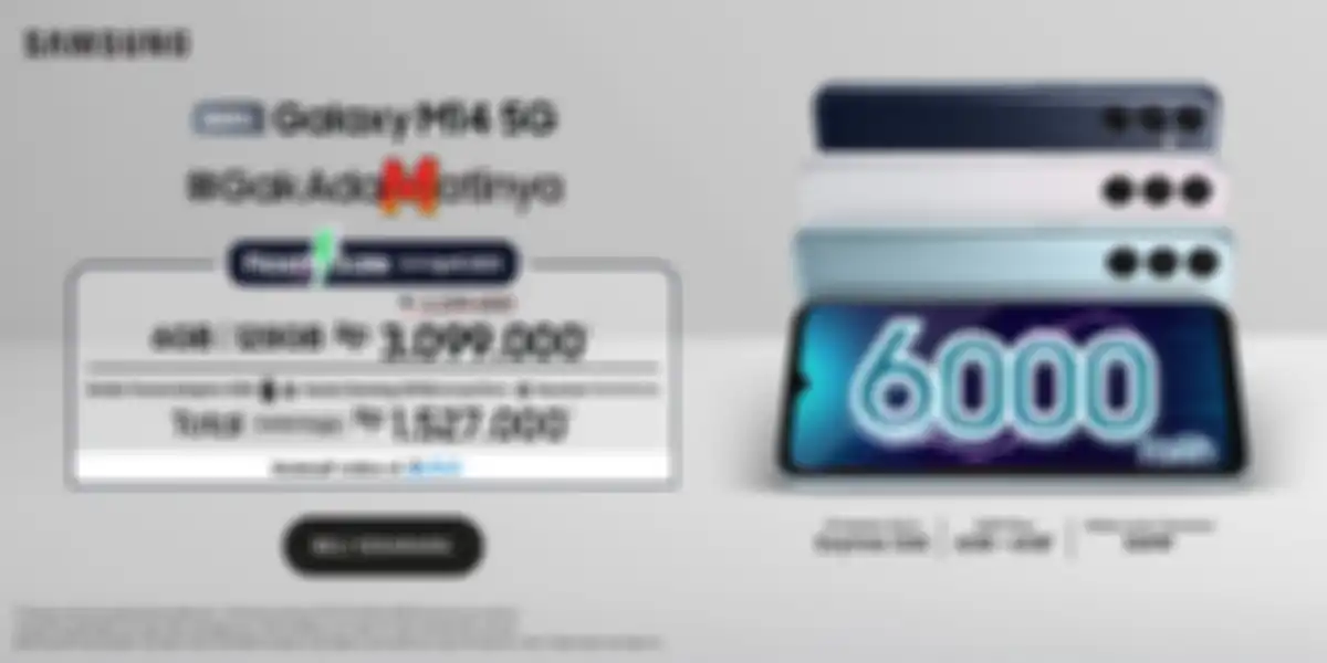 Promo Samsung Galaxy M14 5G di Blibli.