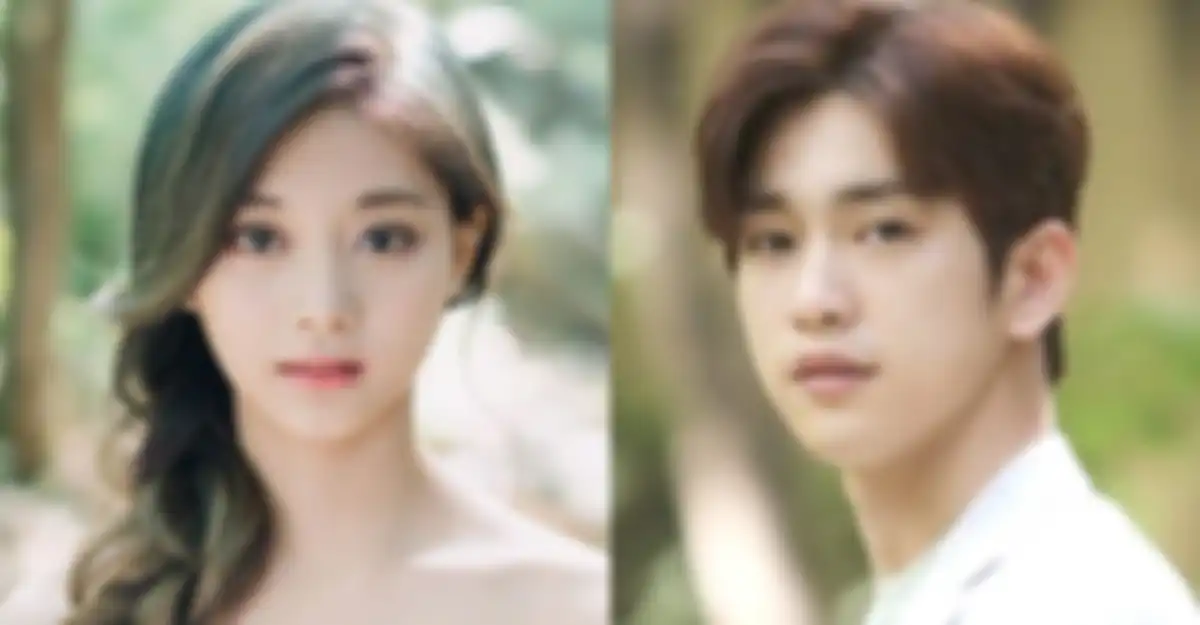 Tzuyu TWICE dan Jinyoung GOT7 dari JYP Entertaiment