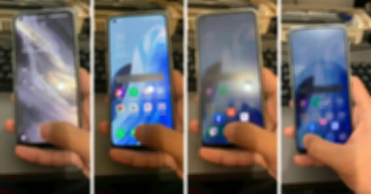 Tahan layar di lokasi sensor sidik jari sampai muncul ikon shortcutnya untuk akses buka cepat