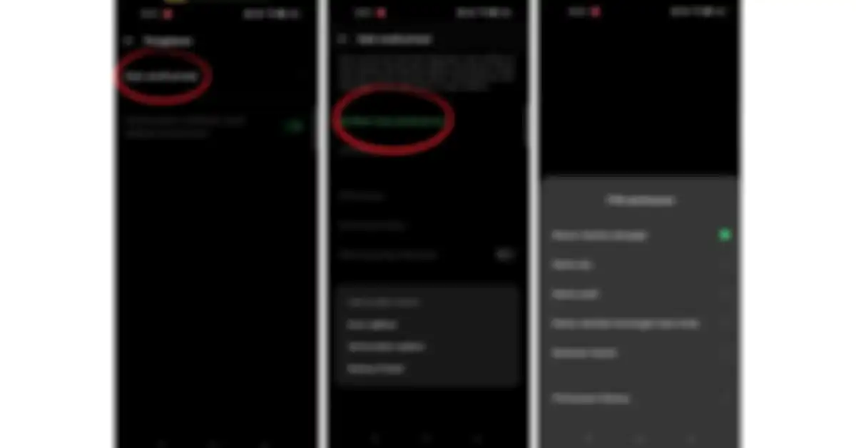 Cara memasukkan password privasi