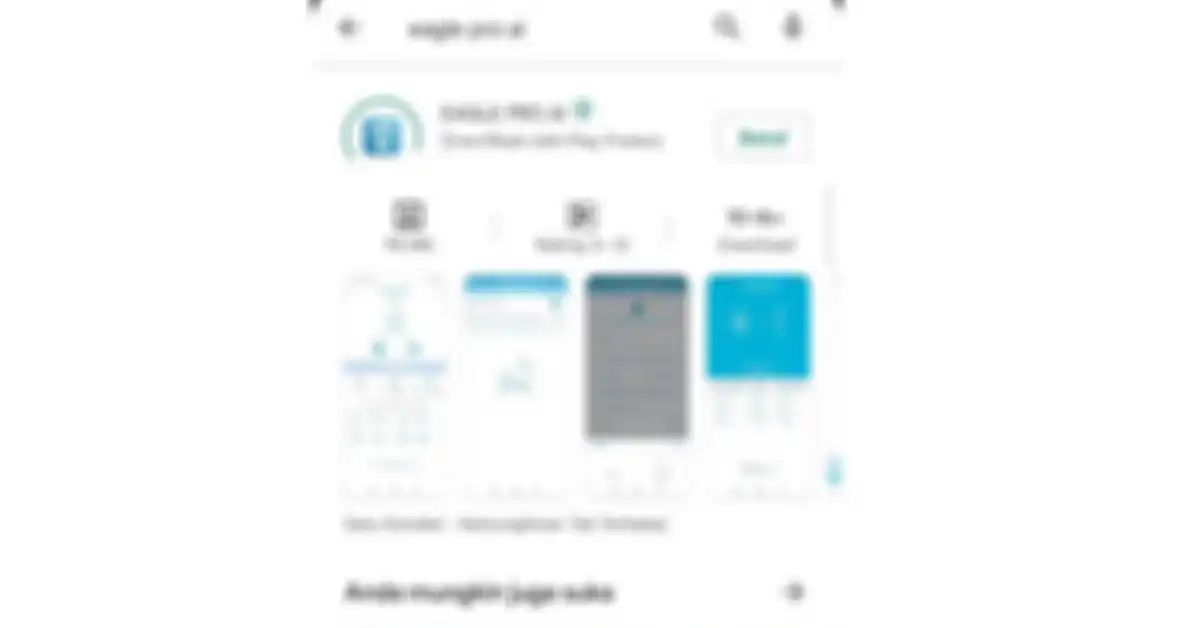 Tampilan aplkiasi Eagle Pro AI di play store