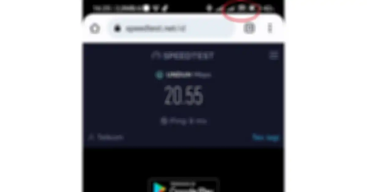 kecepatan internet saat berada di dekat router D-Link R15 AX1500 EAGLE PRO AI