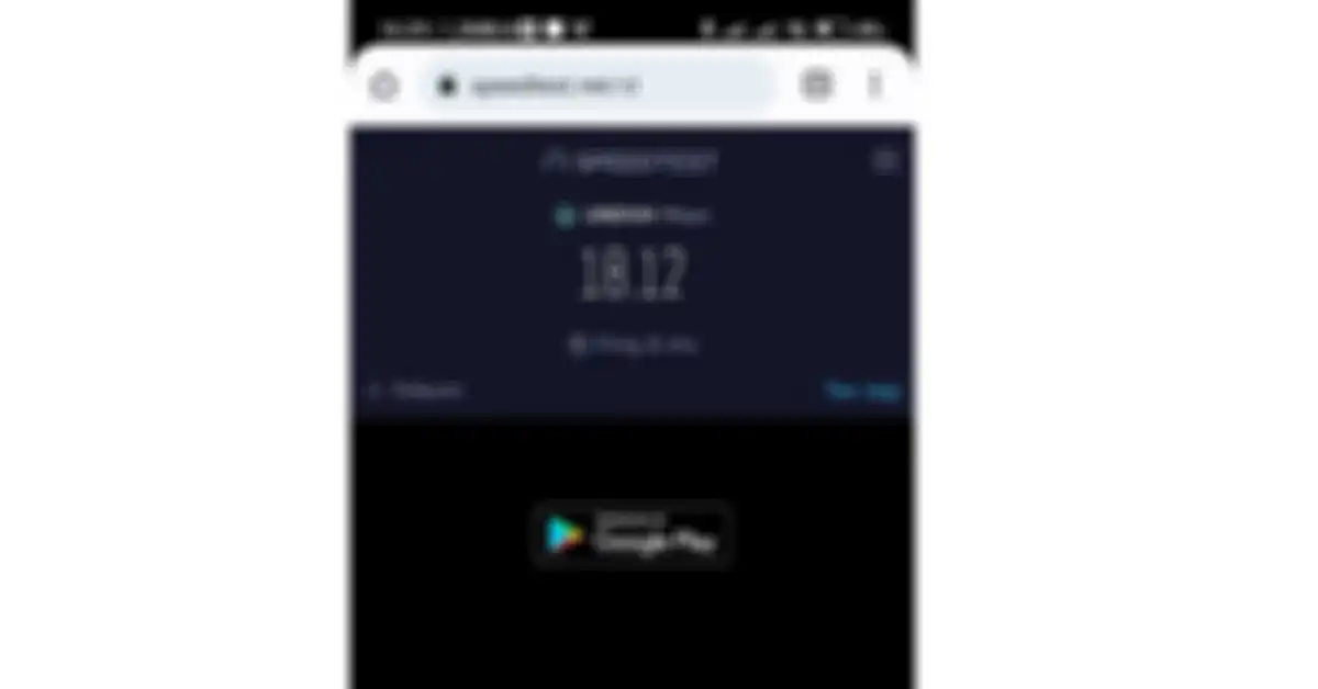 Kecepatan internet dari router D-Link R15 AX1500 EAGLE PRO AI saat berada di luar rumah