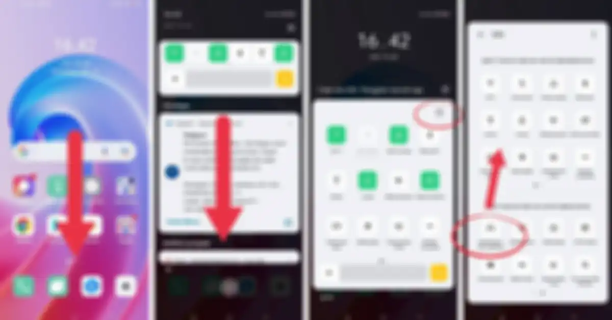 Cara menambahkan ikon streaming di latar di OPPO A96