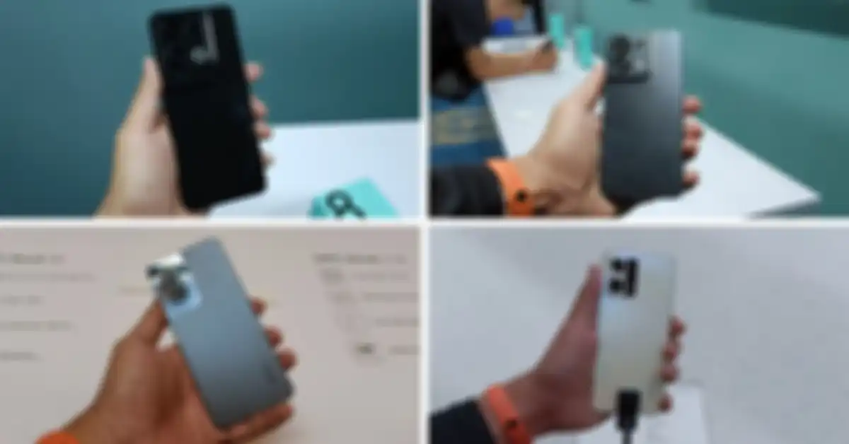 OPPO Reno8 Pro 5G (kiri atas), OPPO Reno8 5G (kanan atas), OPPO Reno8 Z 5G (kiri bawah), & OPPO Reno8 (kanan bawah)