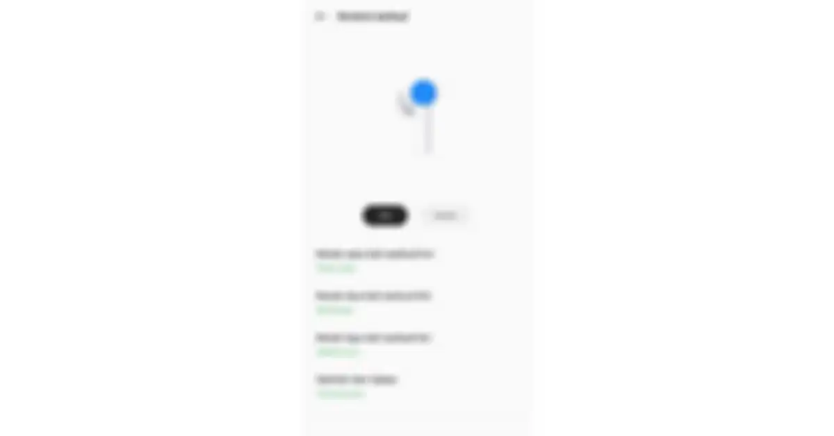 Menu pengaturan kendali earphone di OPPO Enco Buds2