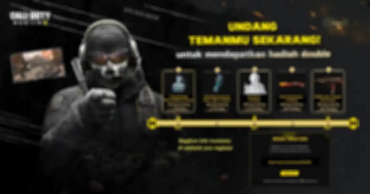 Hadiah yang didapat saat pra registrasi Call of Duty Mobile