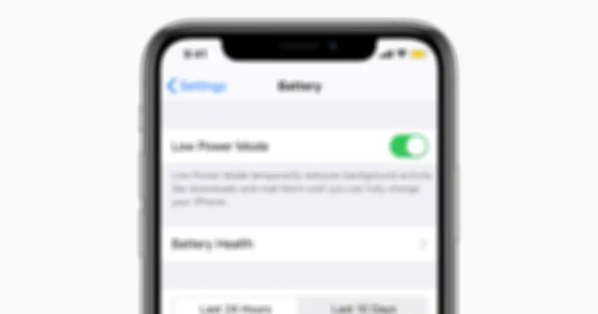 Fitur Low Power Mode di iOS