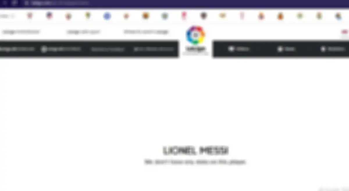 Nama Lionel Messi telah dihapus dari laman resmi LaLiga.