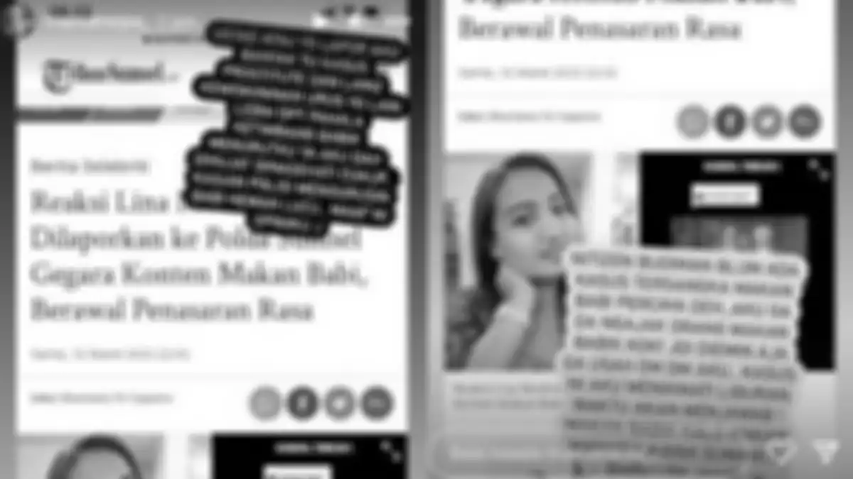 Lina Mukherjee fokus nikmati liburan saat dilaporkan ke polisi karena konten makan babi.
