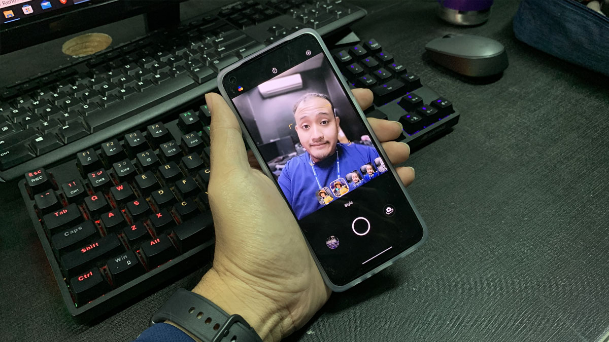 kamera portrait OPPO Reno7 Z 5G