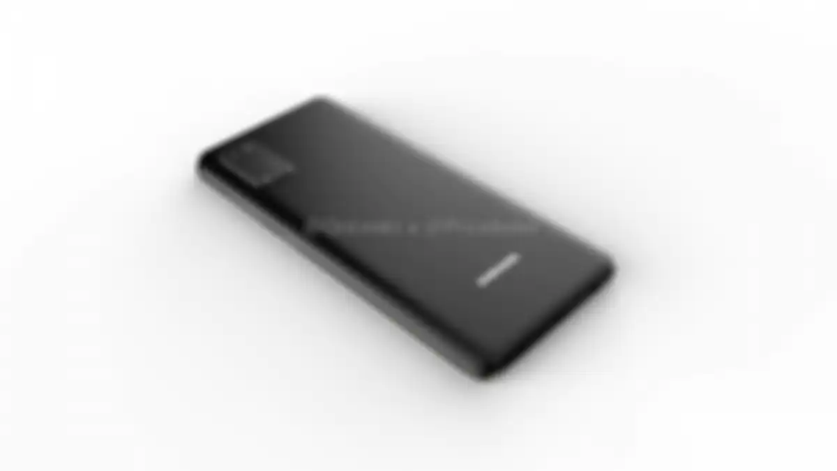 Render tampilan Samsung Galaxy A41.