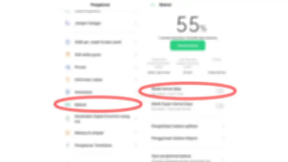 Cara masuk ke mode hemat daya di Oppo A54