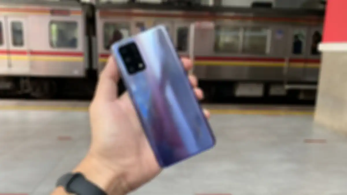 Panel Belakang Oppo A74 varian Biru Malam