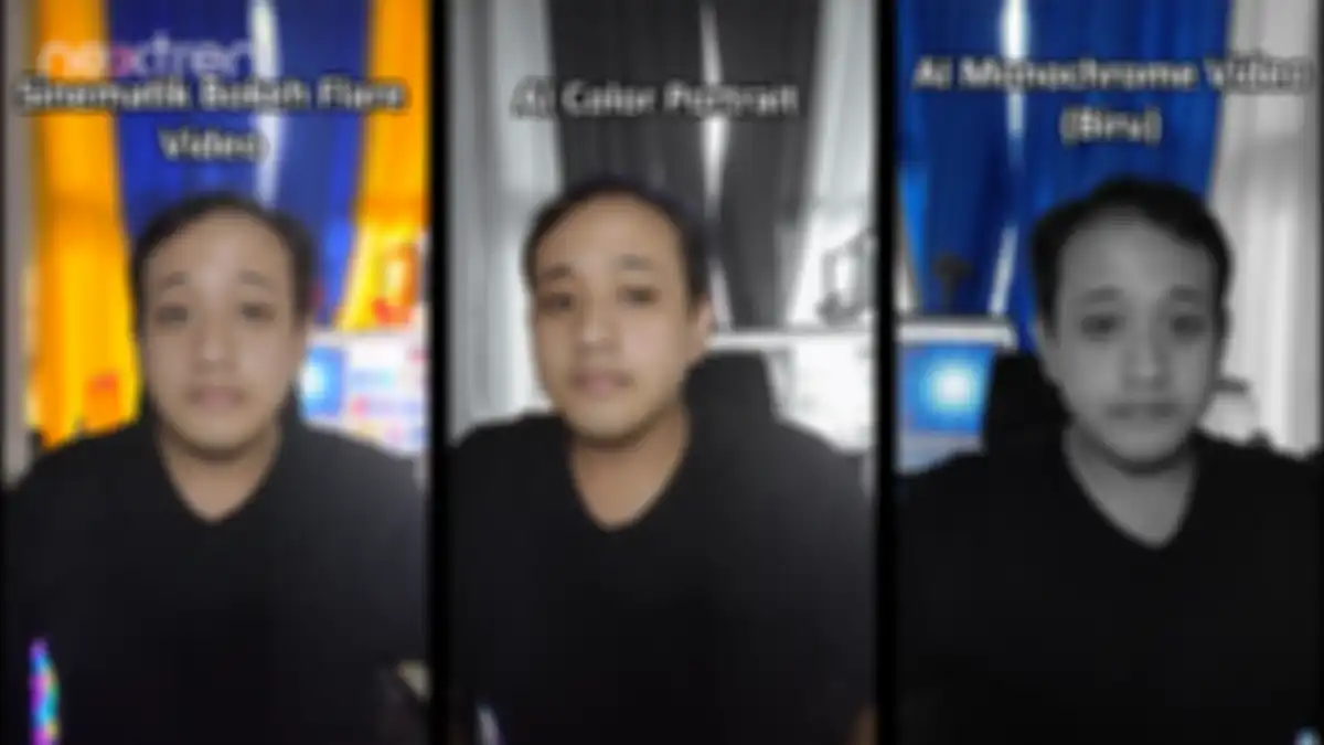 Efek video di HP OPPO Reno6