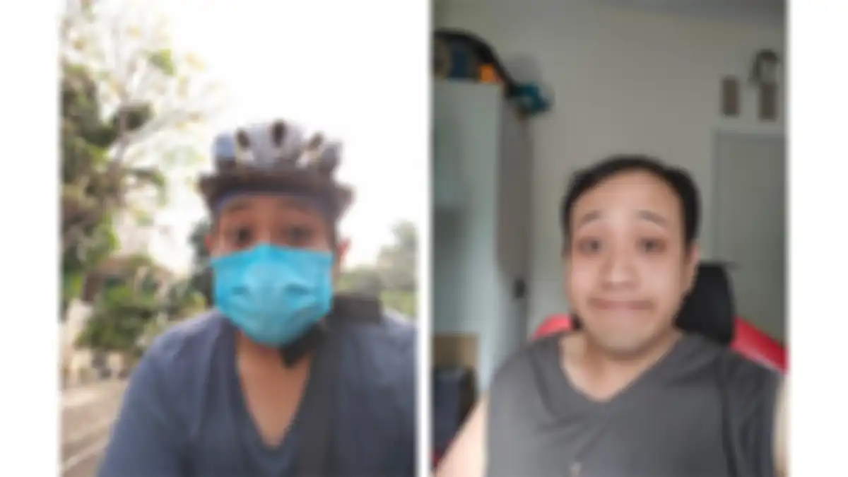 Hasil foto selfie OPPO Reno6