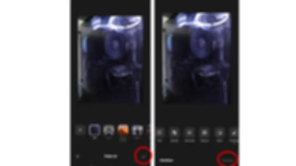 Cara menyimpan hasil foto AI Palette di OPPO Reno6