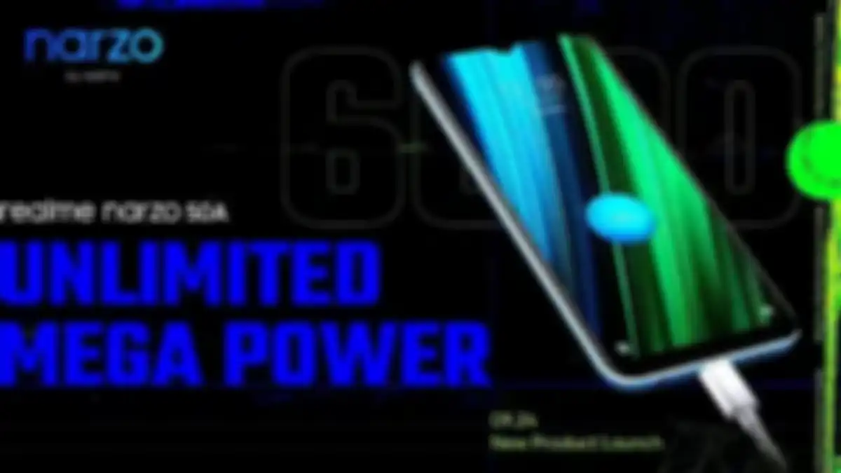 Poster kehadiran realme Narzo 50A