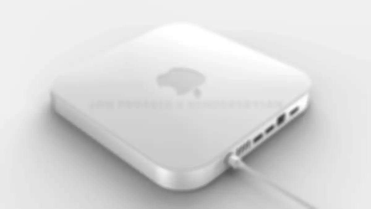 Gambar render Mac Mini 2021