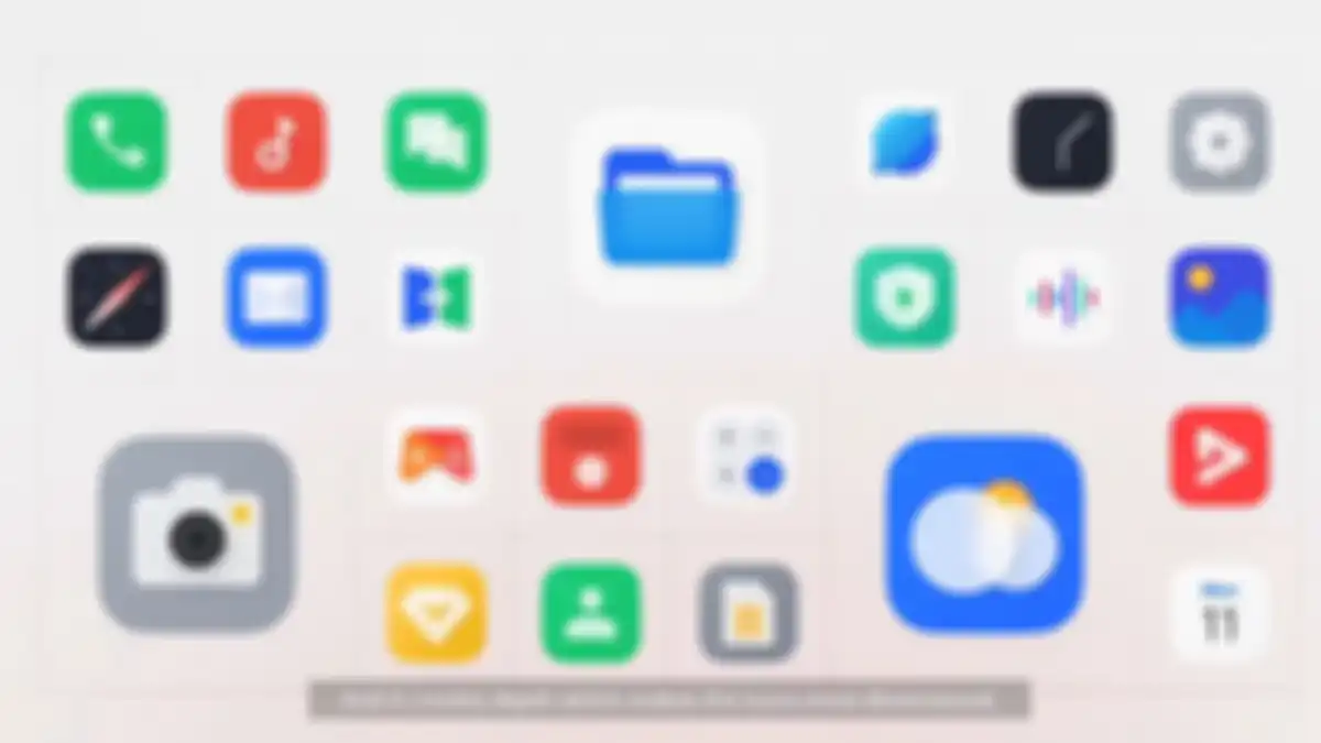 Ikon baru di ColorOS 12 