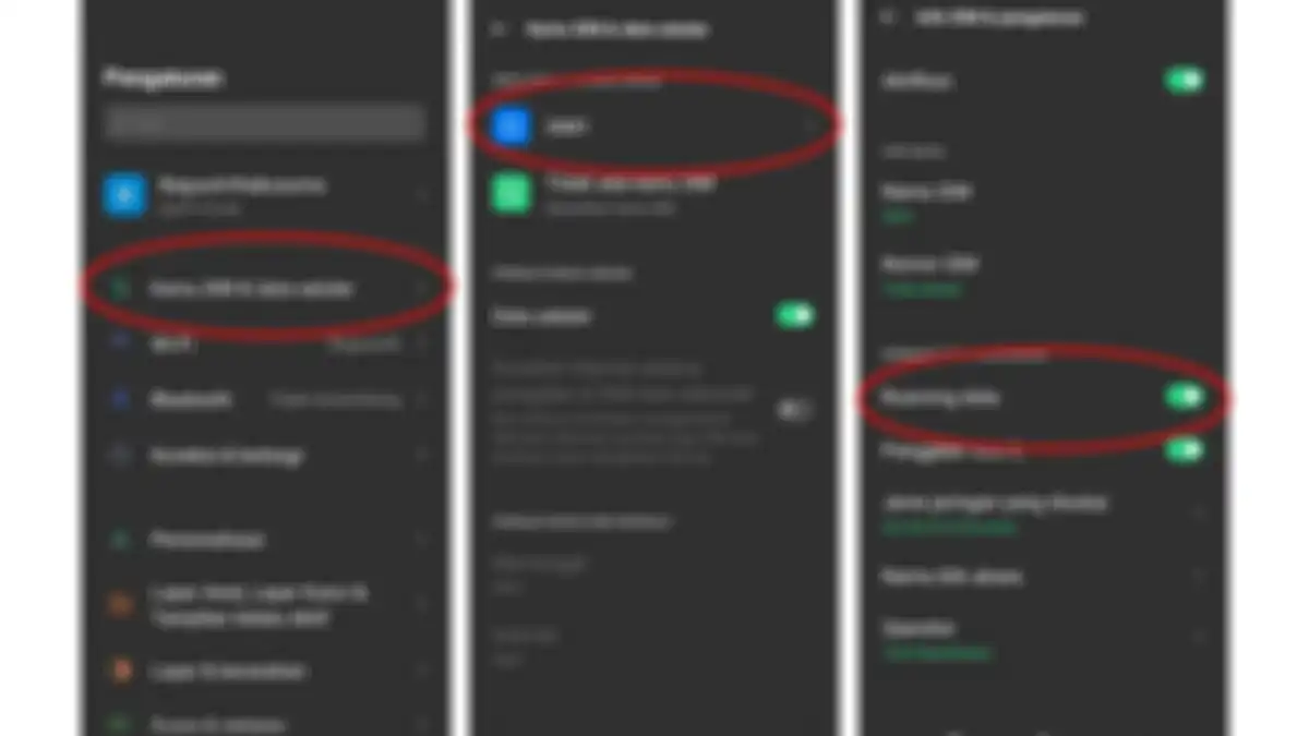 Cara mengaktifkan pengaturan roaming data di OPPO Reno6