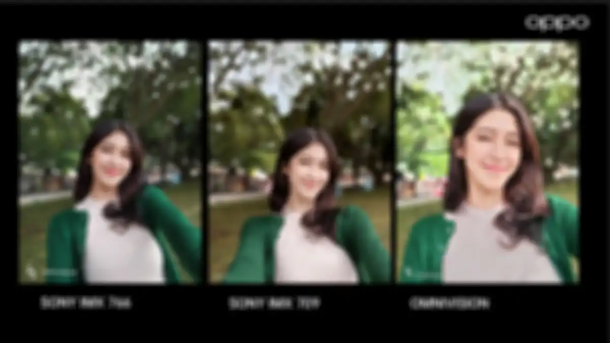 Perbandingan foto sensor Sony IMX 709 dan lainnya
