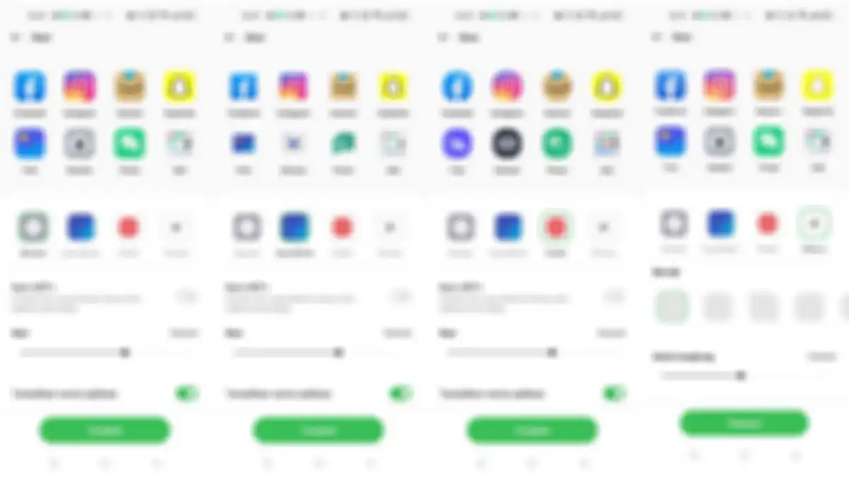 model model kustomisasi ikon di OPPO Reno7 5G (ColorOS 12)
