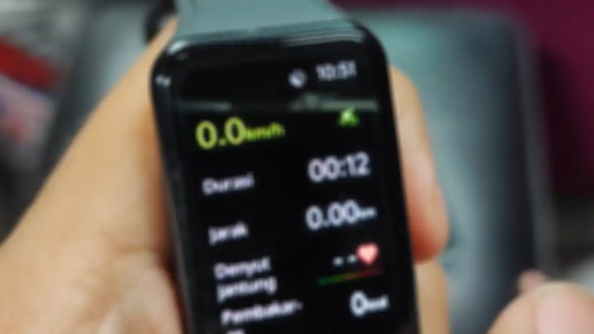 indikator GPS di OPPO Watch Free