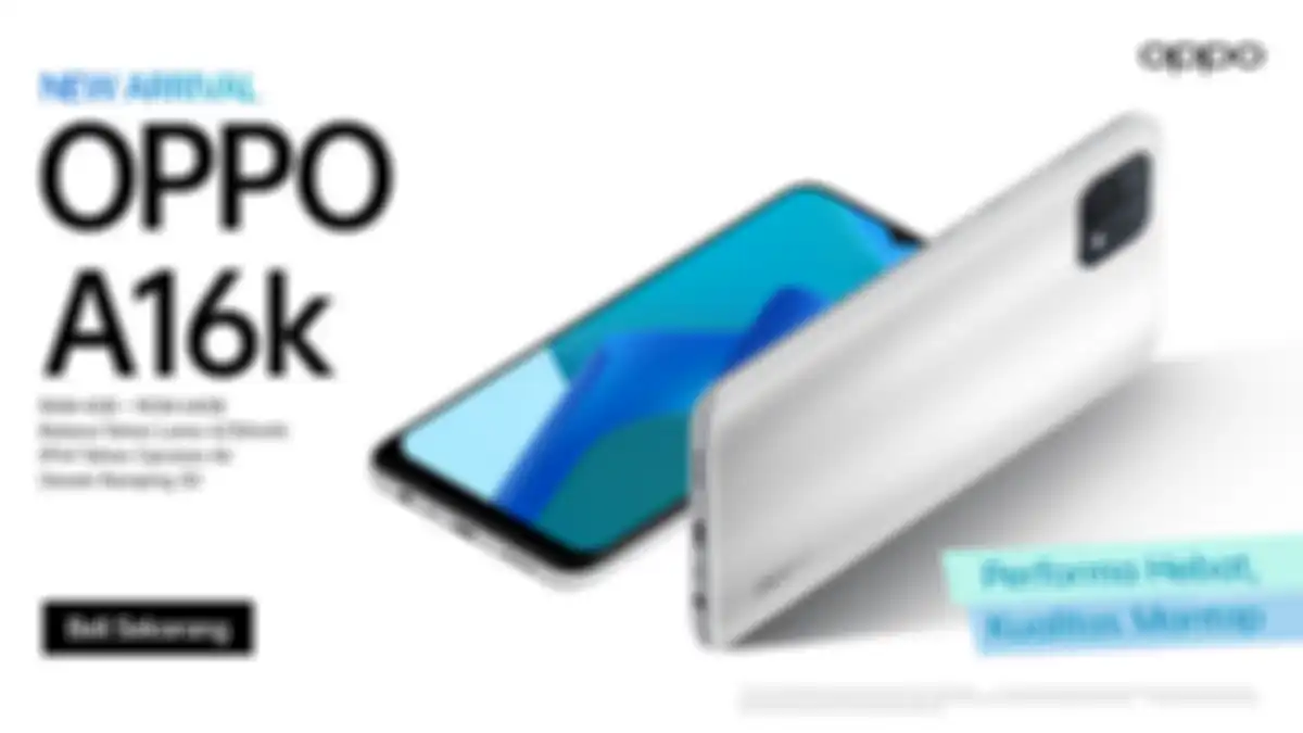 Penjualan perdana OPPO A16k