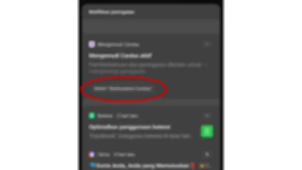 Cara mengakhiri mode berkendara cerdas di OPPO Reno7 Z 5G