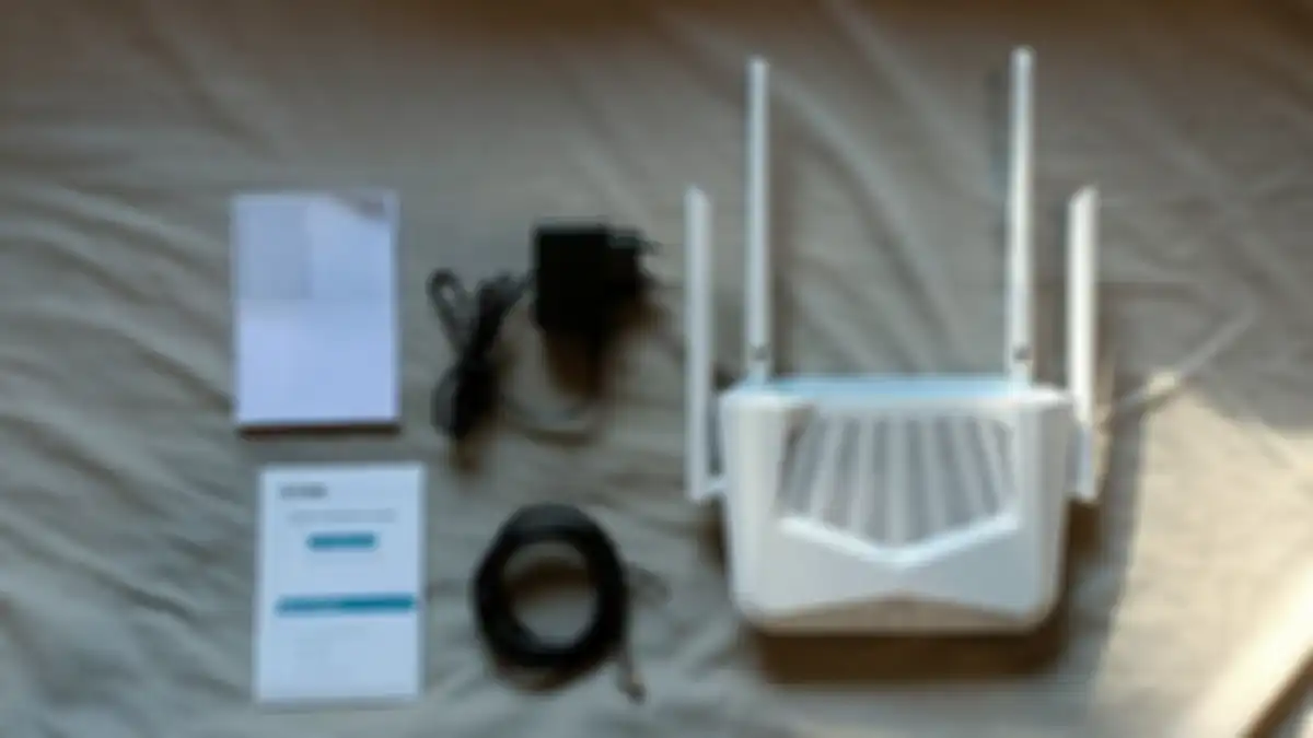 isi dari kotak pembelian D-Link R15 AX1500 EAGLE PRO AI