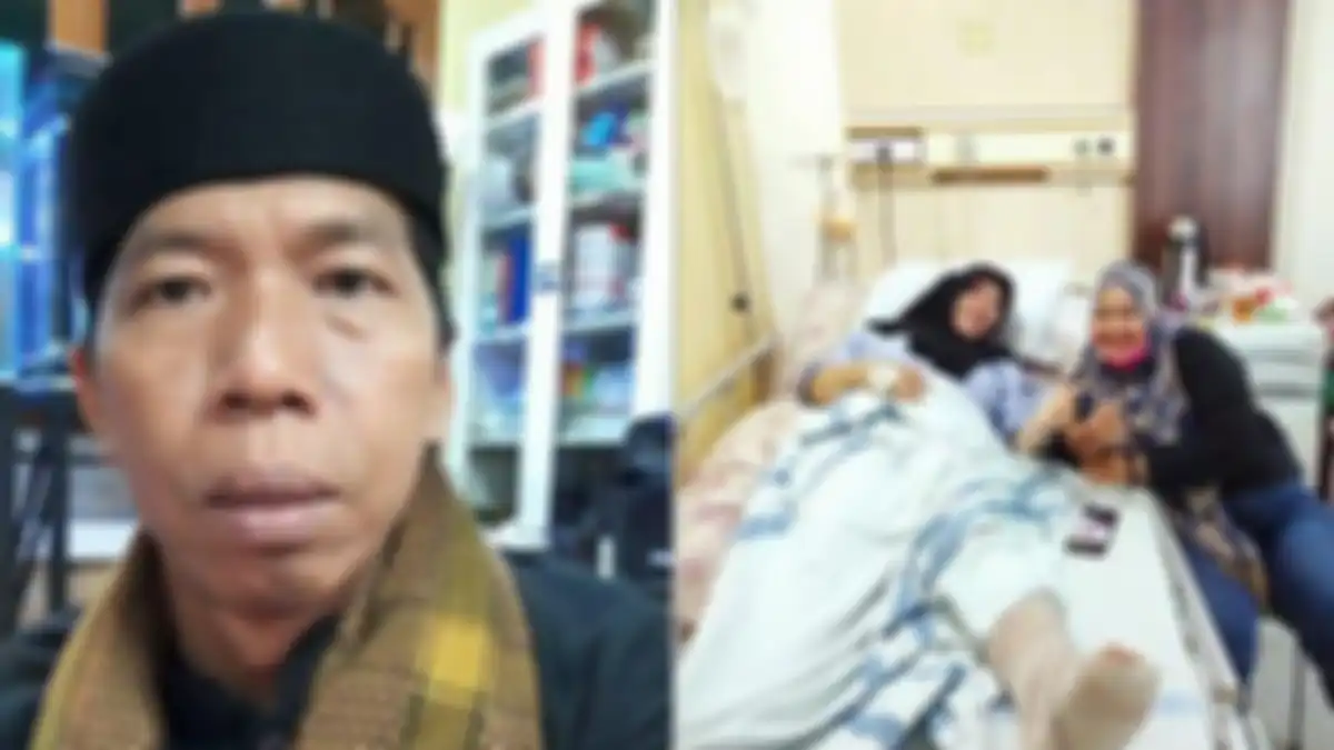 Innalillahi, mantan istri Kiwil terkulai lemah di RS sampai kakinya digips dan pendarahan. Begini kabar Rohimah.