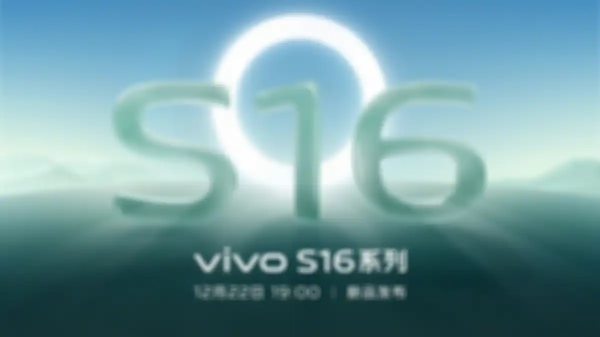 Poster acara peluncuran Vivo S16
